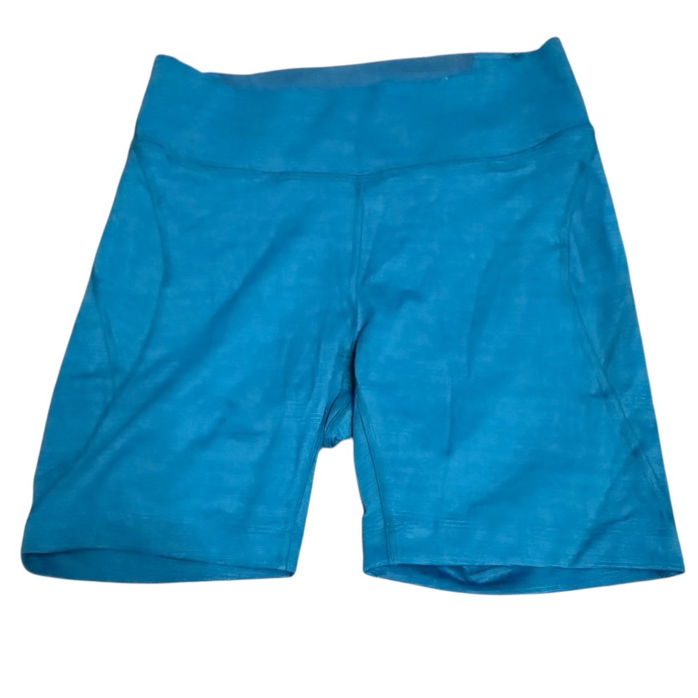 Outdoor Voices Tech Sweat Blue Bike Shorts Size M.